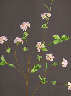 雪柳柳枝仿真花客厅假花摆件樱花