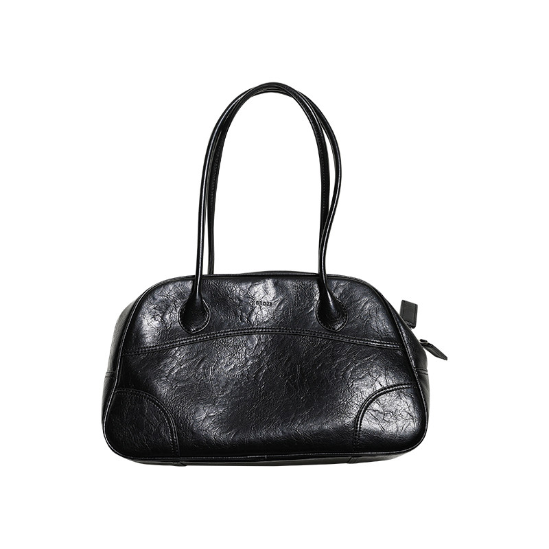 【小优家包包】HOYOZI黑色手提保龄球托特包女2025新款大容量单肩,淘宝优惠券,粉丝福利购,淘宝优惠卷