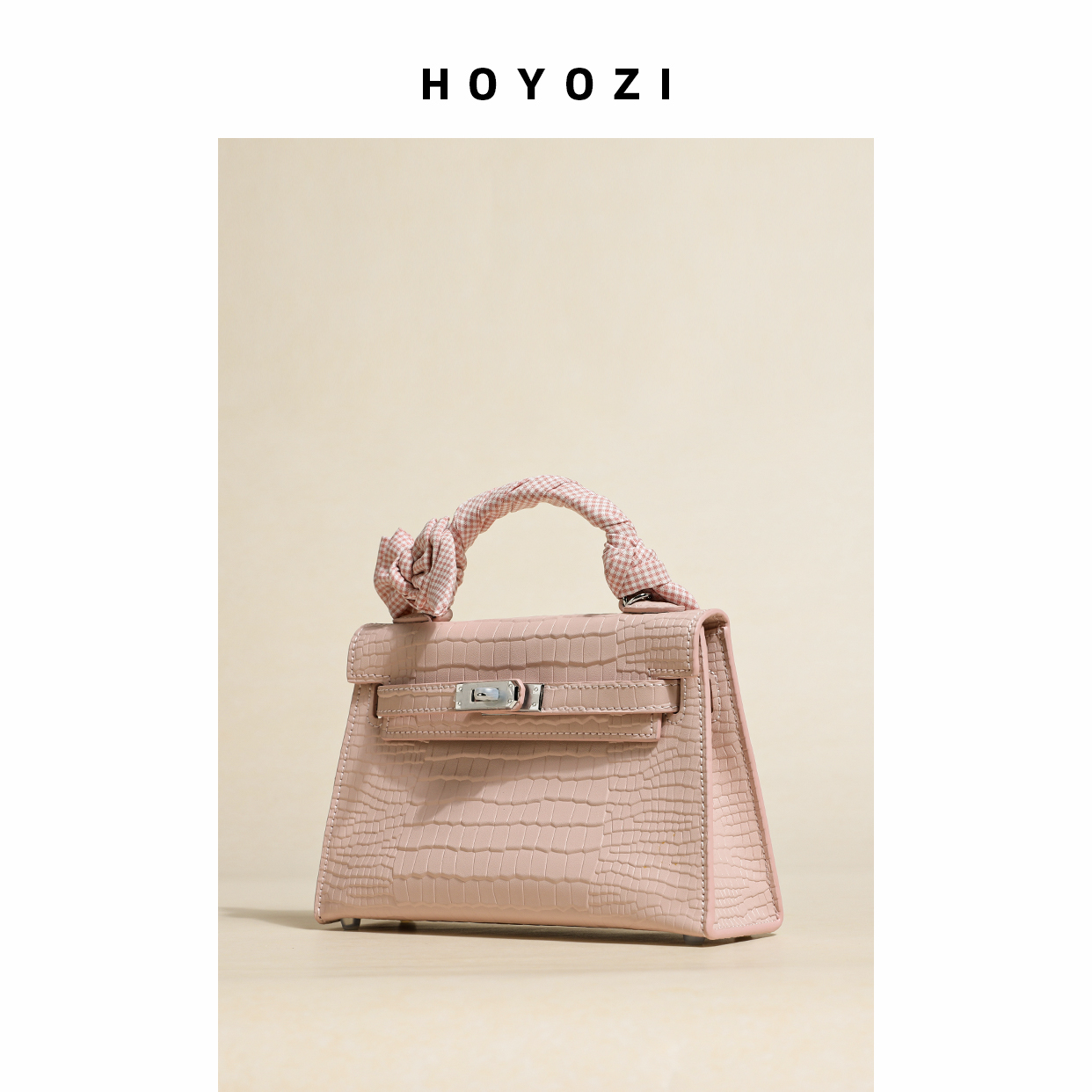 【小优家包包】HOYOZI高定真皮女包迷你凯莉包单肩斜挎女2025新款,淘宝优惠券,粉丝福利购,淘宝优惠卷