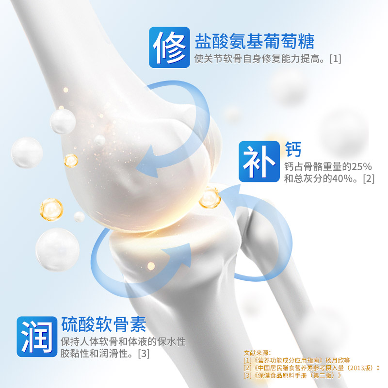 母亲节康恩贝氨糖软骨素钙片中老年护关节送礼安糖补钙官方保健品