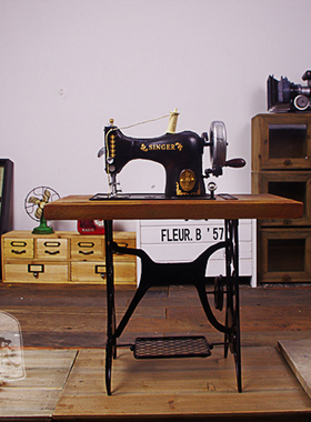 缝纫机橱窗婚庆道具咖啡屋摆件