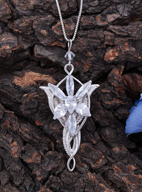 纯银魔戒指环王项链欧美夸张吊坠