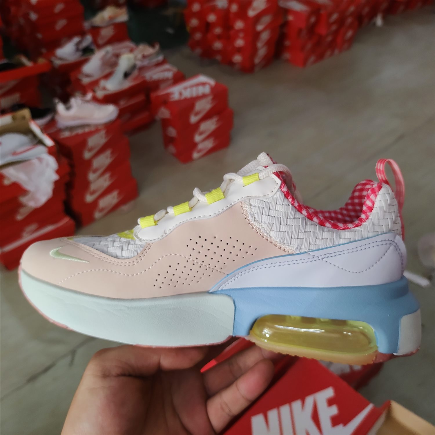 NIKE耐克女鞋夏新款运动AIR MAX跑步气垫鞋 DJ5054-813 - 图1