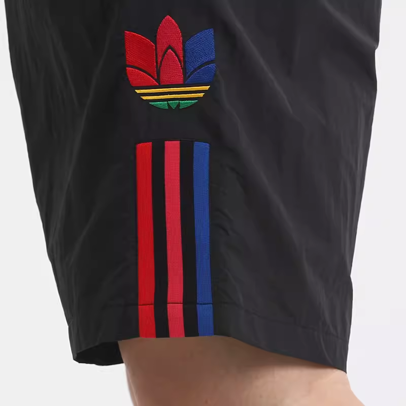 Adidas阿迪达斯三叶草男夏季速干透气运动梭织刺绣logo短裤GJ6743-图3