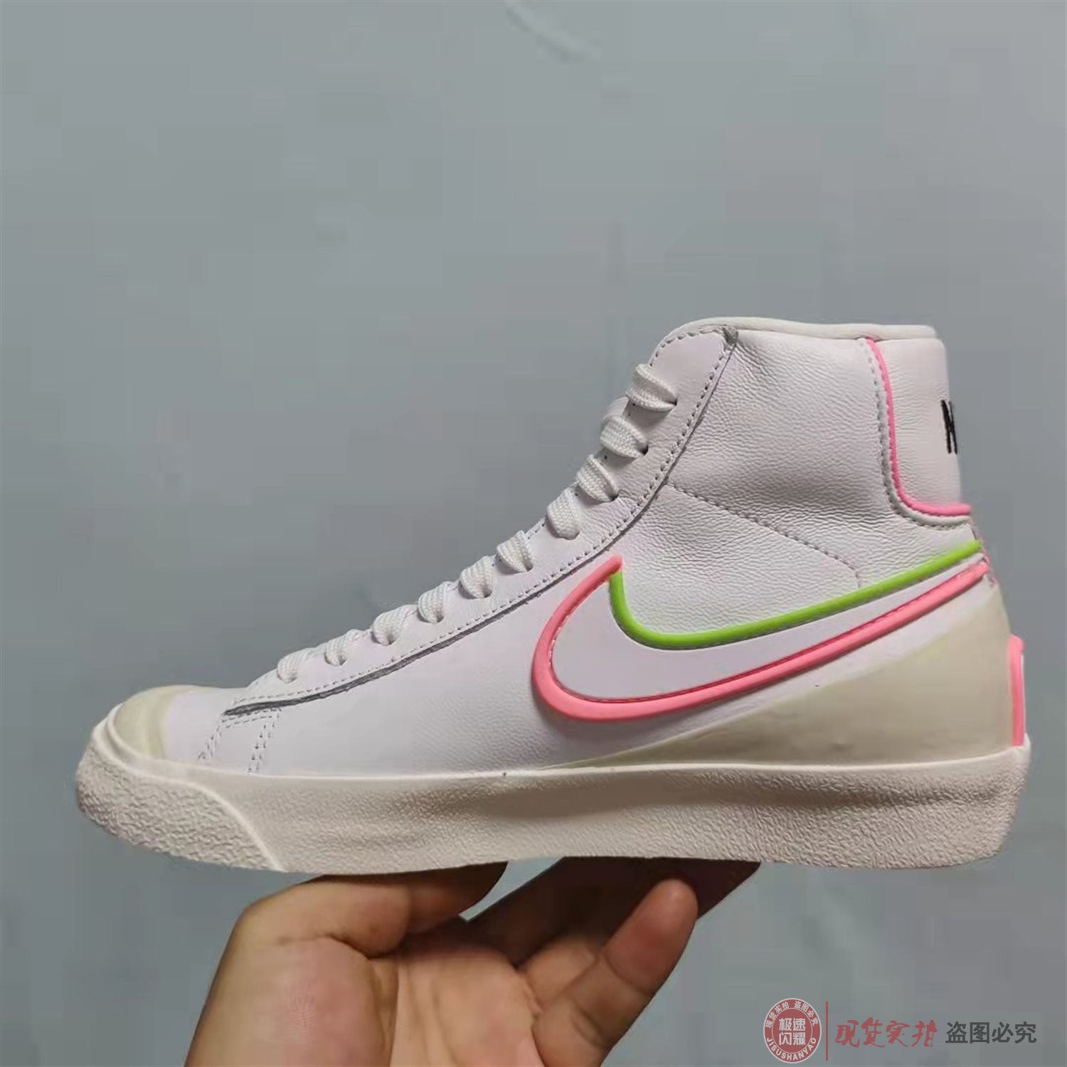 耐克W BLAZER MID77女子开拓者高帮运动休闲板鞋DC1746-100-102 - 图2