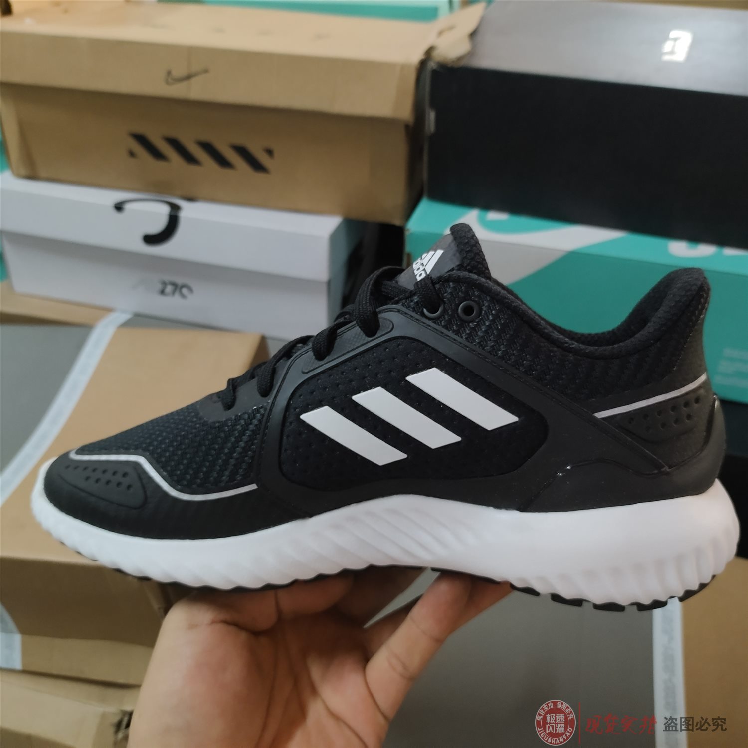 Adidas阿迪达斯男鞋女鞋冬季暖风保暖跑鞋bounce缓震跑步鞋G54872