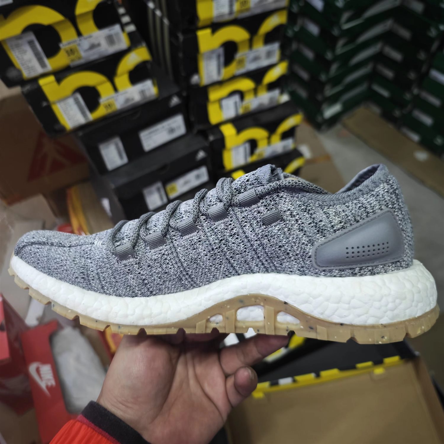 Adidas Pureboost 男子全掌boost缓震跑步鞋 S80787 S80783 - 图3