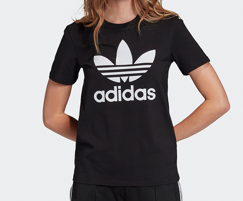 Adidas阿迪达斯三叶草女短袖T恤棉透气休闲半截袖 FM3311 FM3306 - 图0