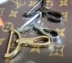 Phụ kiện phần cứng hành lý cao cấp súng màu / chrome / vàng nhẹ móc khóa móc khóa đường kính 3,7 cm - Phụ kiện hành lý