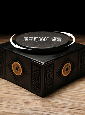 寓意客厅玉石黄玉摆件