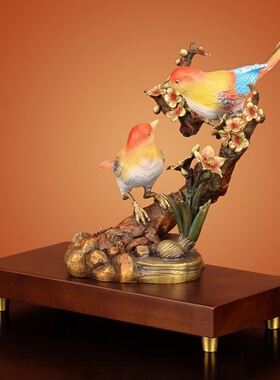 铜喜鹊结婚乔迁礼品送朋友