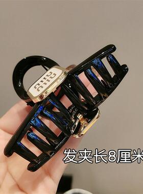 网红冷淡风字母发夹时尚抓夹