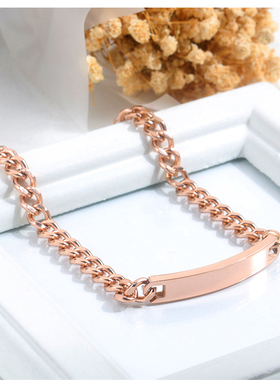 张艺兴同款手链长方形手环百搭