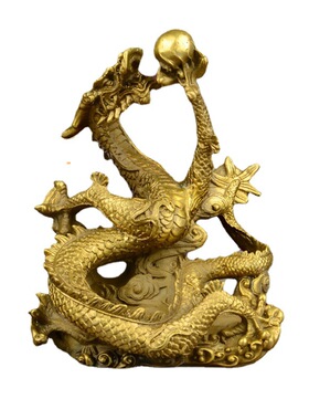 黄铜龙铜盘龙铜汉龙金属工艺品