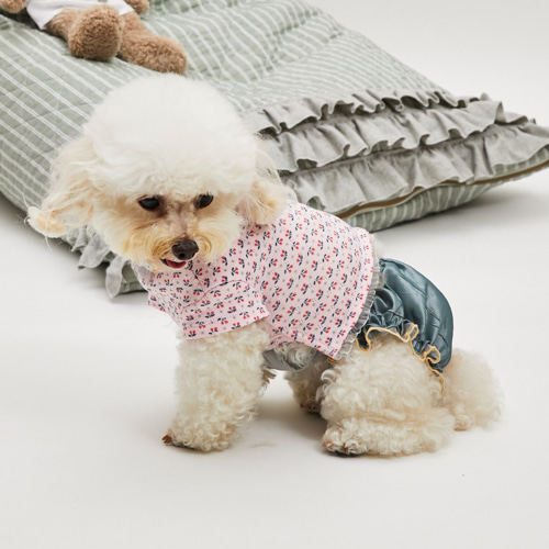 『Memory Pet』韩国代购louisdog宠物狗狗打底柔软内搭包臀背带裤 - 图2