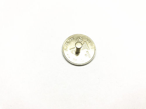 N52 稀土永磁圆形 银色 强磁直径5*10MM 钕铁硼强 磁铁 磁钢 - 图0