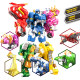 Mini Agent Team Five Dazzling Battle Dragon King Dinosaur The Most Powerful Toy Transformation Fusion King Kong Ford Boy Set
