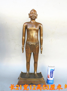 纯铜针灸人穴位人摆件明代中医诊室黄铜大小经络人体穴位模型黄铜