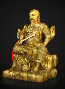 纯铜玄天上帝神像真武大帝祖师爷