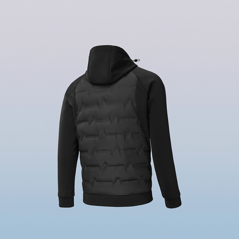 HLA/海澜之家运动sportsday羽绒服25秋冬新连帽白鸭绒保暖外套男