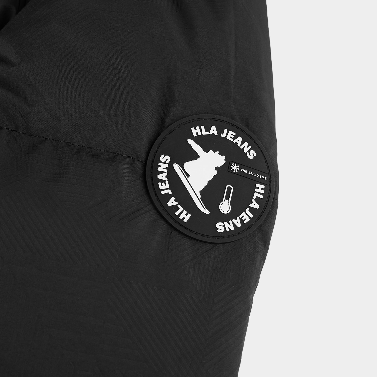 海澜之家旗下黑鲸连帽黑色羽绒服2025年冬季新品羽绒外套保暖宽松