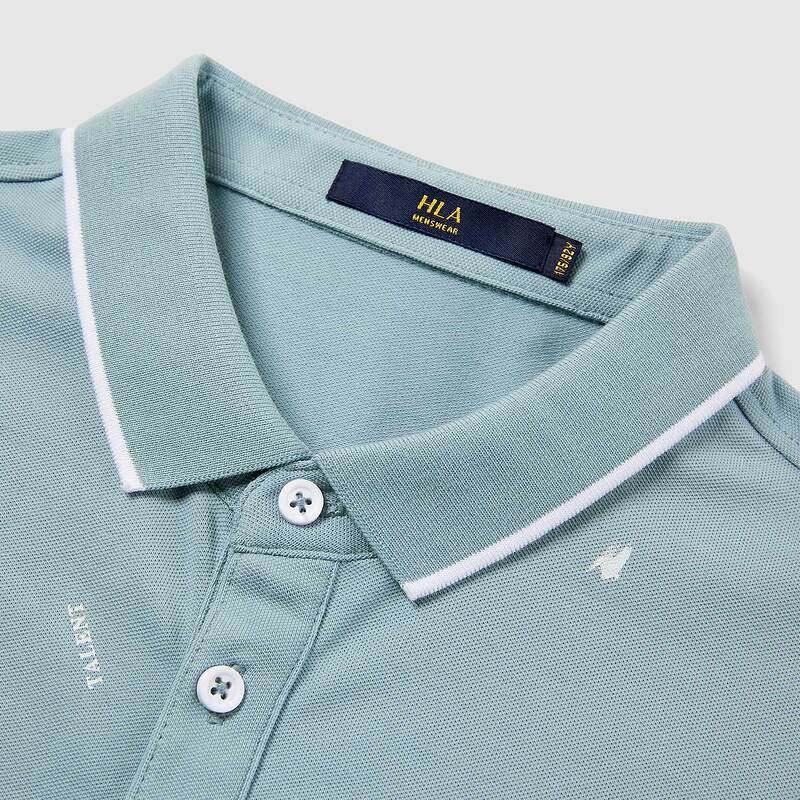 hla /海澜之家英文字母新疆棉上衣 海澜之家Polo衫