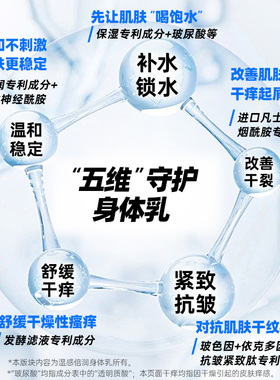 男士身体乳液保湿滋润秋冬全身