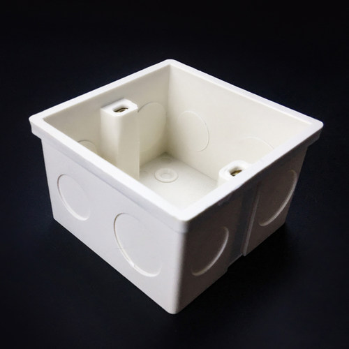 高强度墙壁开关插座下线盒 86型通用暗盒底盒暗装盒子面板暗线盒 - 图1