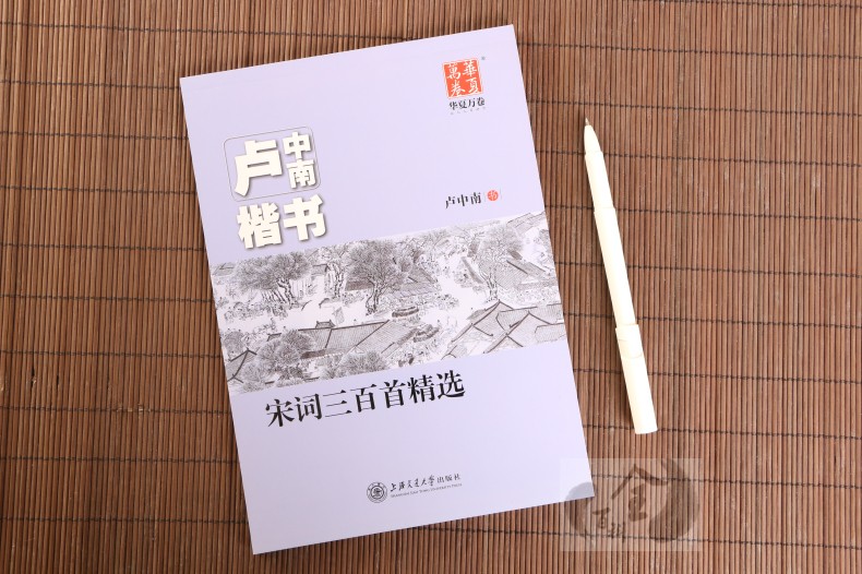 正版包邮 宋词三百首精选 卢中南楷书字帖 学生成人男生女生练字帖 练字板 大学生练字 硬笔楷书入门基础教程 带蒙纸复印纸字帖 - 图3