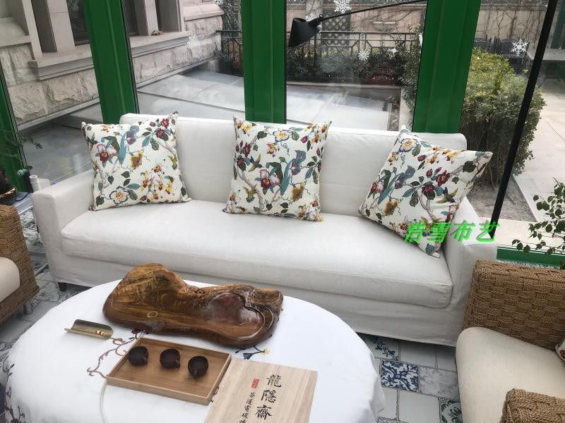 北京定做沙发套全包麻紧包订制沙发罩坐垫套海绵实木防滑上门测量,淘宝优惠券,粉丝福利购,淘宝优惠卷