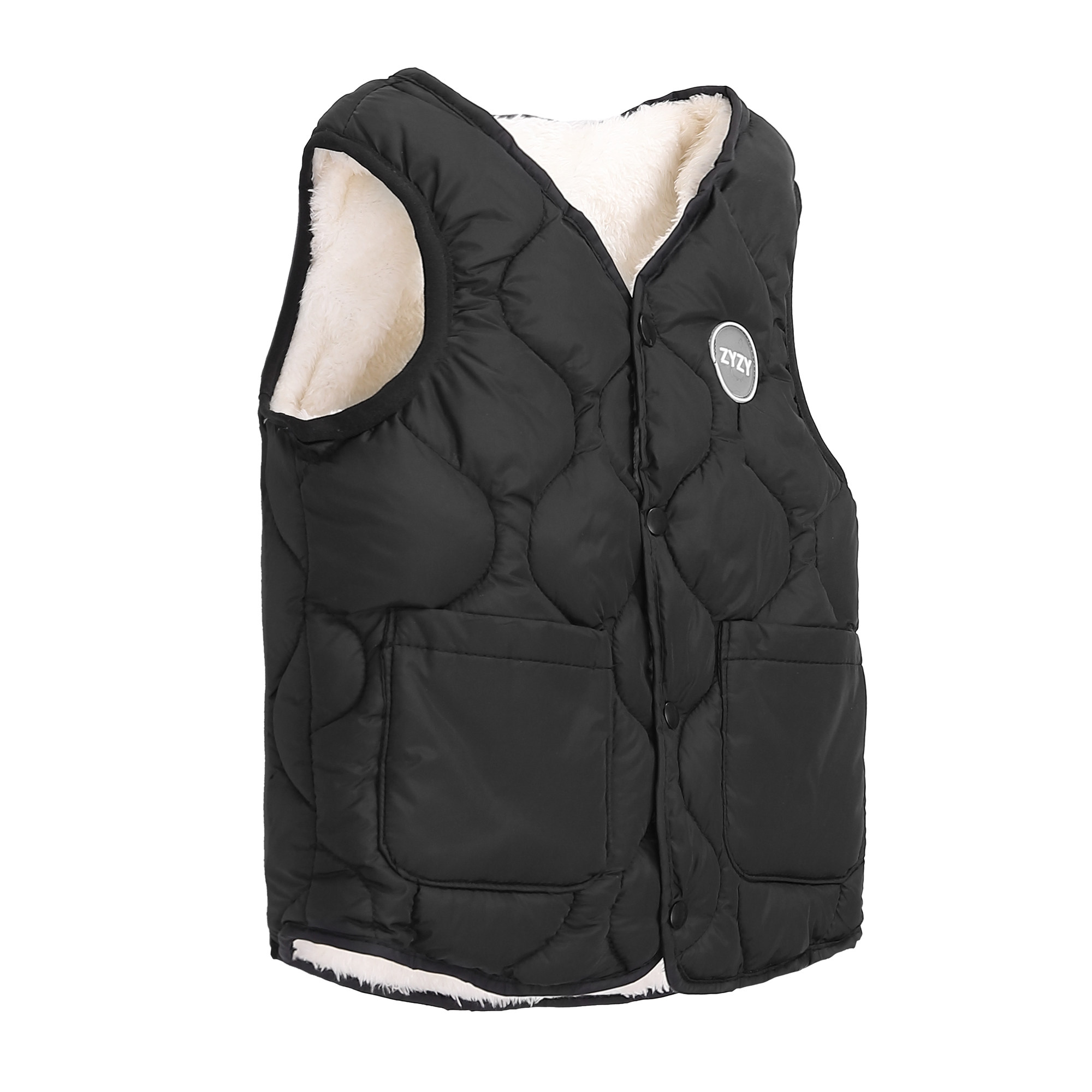 新款秋冬加厚儿童马甲加绒棉背心男女保暖宝宝马夹中大童校服坎肩,淘宝优惠券,粉丝福利购,淘宝优惠卷