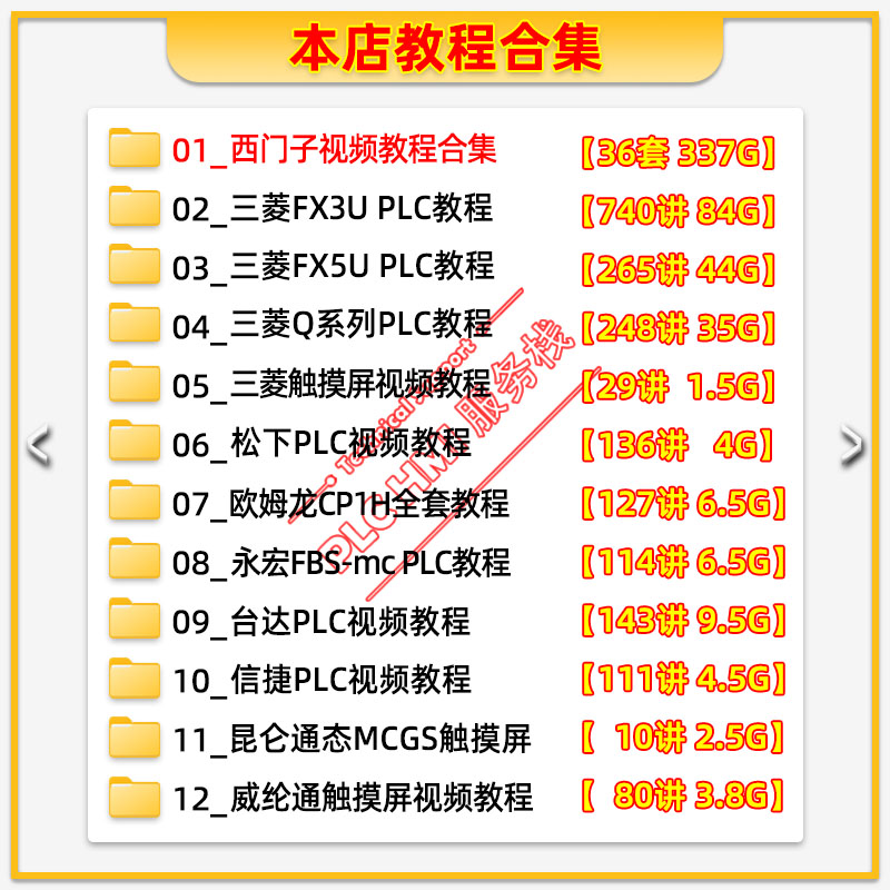 西门子plc教程200/smart/300/1200/1500/WinCC/SCL/编程学习视频-图1