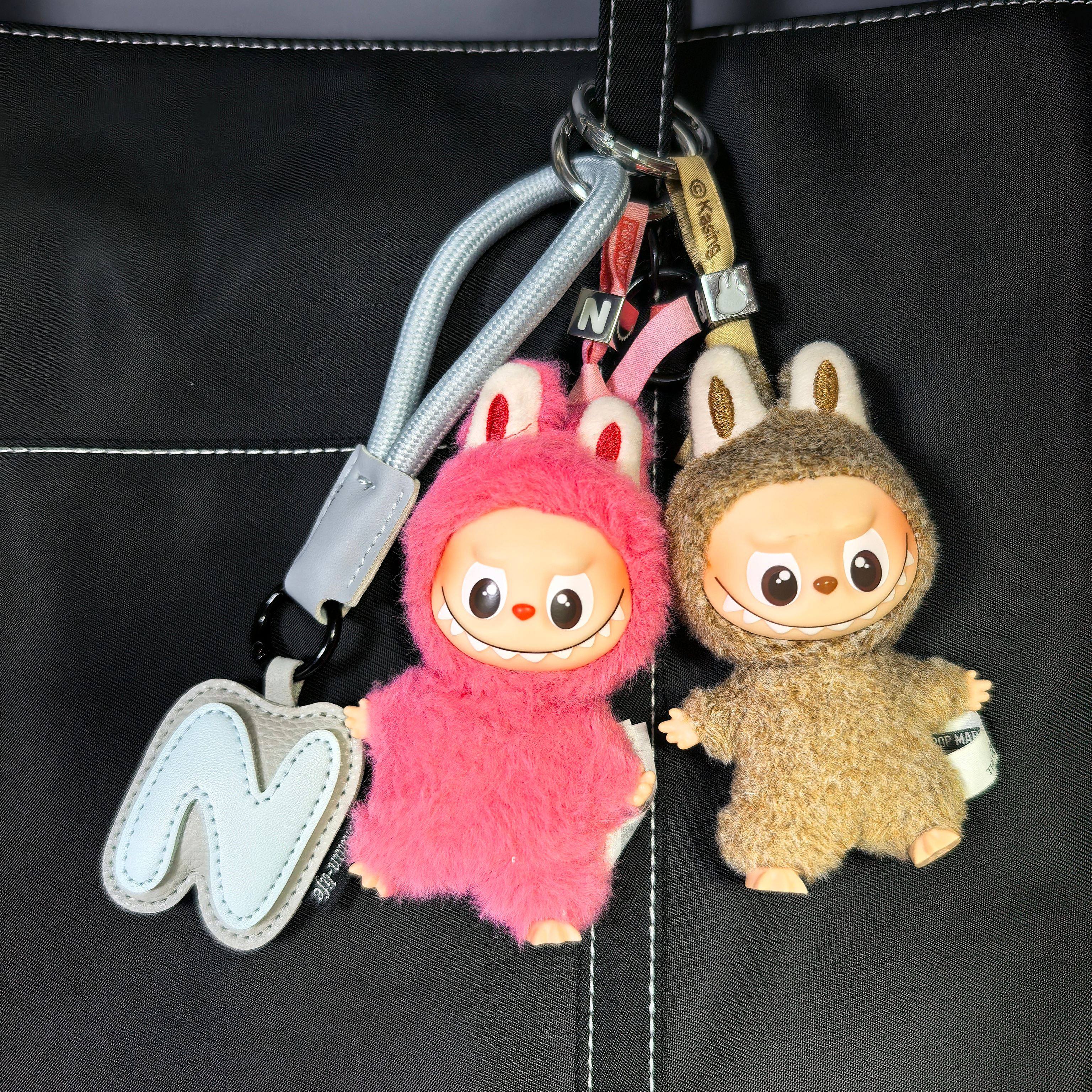 迷你拉布布专属字母挂绳 labubu4.0配件心底密码挂件10cm公仔挂绳,淘宝优惠券,粉丝福利购,淘宝优惠卷