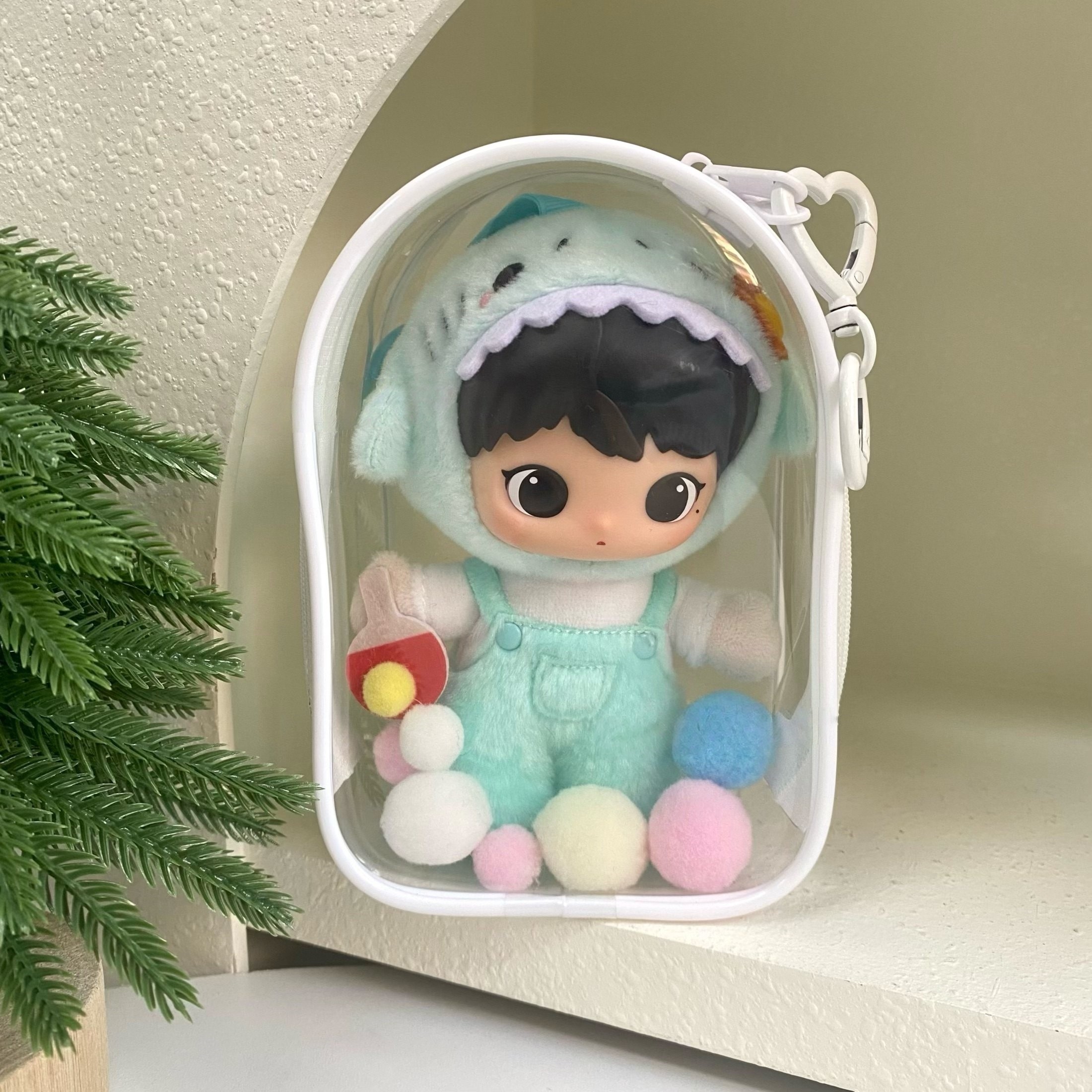 孙颖莎丝塔芙联名娃娃保护壳周边莎莎搪胶毛绒挂件保护套娃包防尘,淘宝优惠券,粉丝福利购,淘宝优惠卷