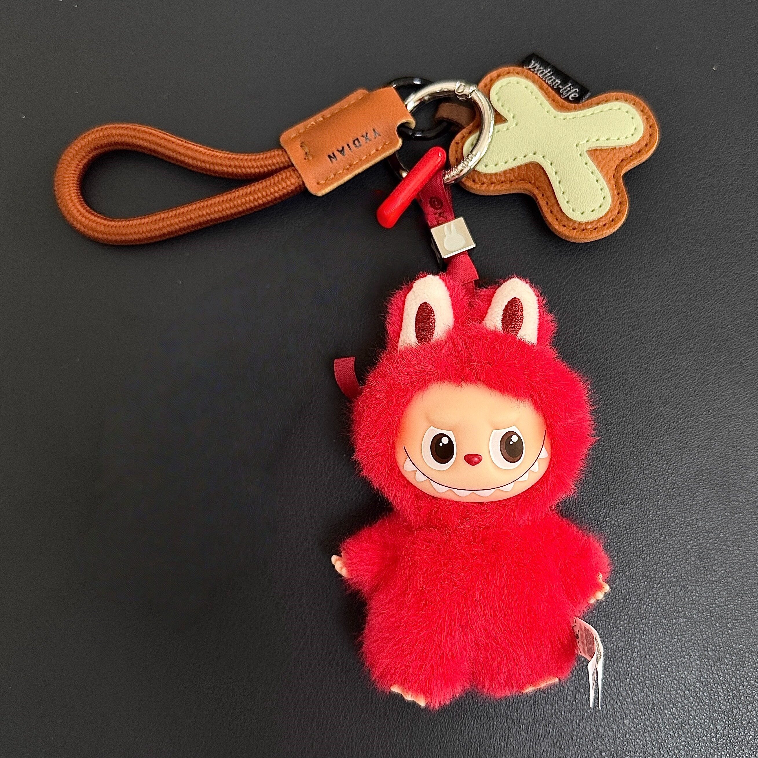 迷你拉布布专属字母挂绳 labubu4.0配件心底密码挂件10cm公仔挂绳,淘宝优惠券,粉丝福利购,淘宝优惠卷