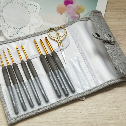 Японский импортный крючок для вязания, нескользящая ручка, плетеная шерстяная шапка