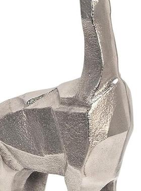 美国进口铝制立式长颈鹿雕塑摆件