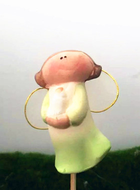 树脂人物插花摄影道具工艺品