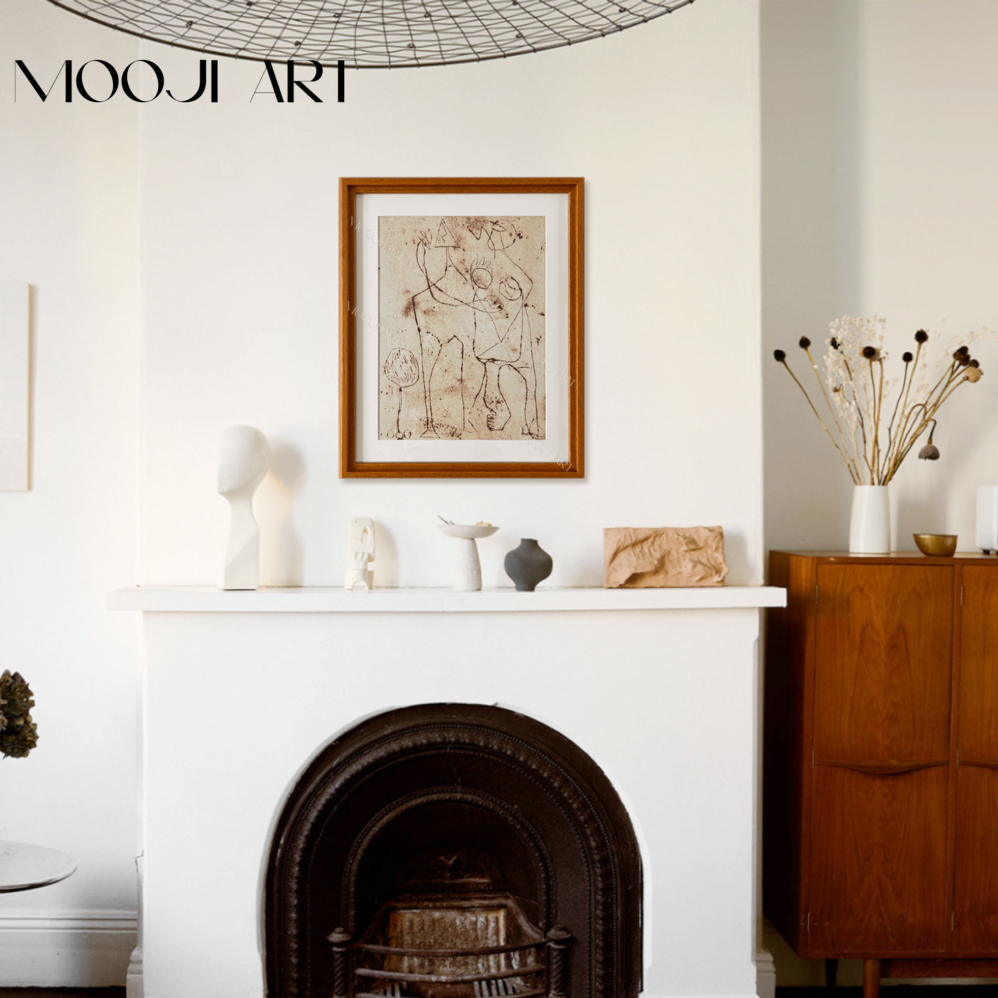 木吉法式中古画客厅沙发卧室装饰画高级一点的艺术实木框画复古,淘宝优惠券,粉丝福利购,淘宝优惠卷