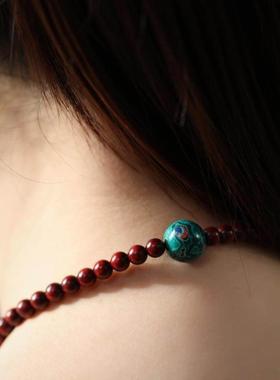 紫檀 6mm忆夏珠串  木简约盘玩文玩念珠送礼饰品