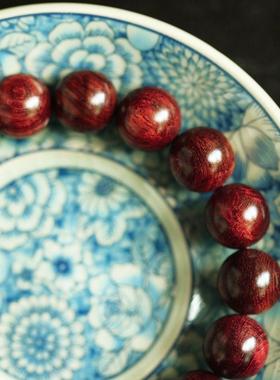 海黄紫油梨 1.2降香味浓郁重约 17.6g手串木简约盘玩文玩念珠送礼