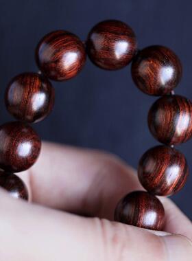 紫油梨1.5 秒沉水 油性密度 约31.6g手串木简约盘玩文玩念珠送礼