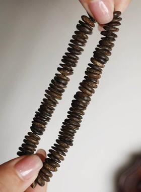 达拉干 沉水老料片珠 8mm 8.6g手串 木简约盘玩文玩念珠送礼