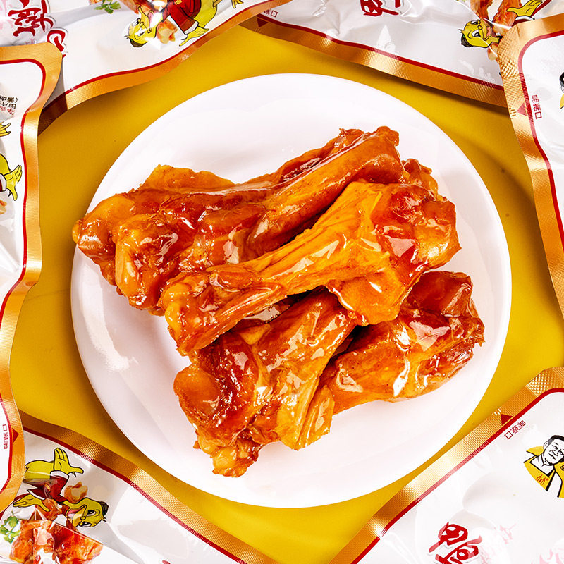 贻庆卤味年货零食独立真空装鸭翅根380g居家追剧零嘴鸭腿肉类零食,淘宝优惠券,粉丝福利购,淘宝优惠卷