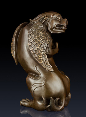 纯铜貔貅摆件招财貔貅家居饰品摆件办公室客厅饰品貔貅工艺品礼品