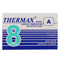 British THERMAX thermometry paper 8 GABCDE thermometry test paper TMC temperature discoloration paper copper row eight-grid temperature-sensing paper