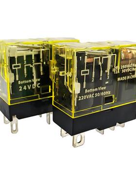 适用和泉薄型中间继电器RJ1S/RJ2S-CL-D24 A220 SJ1S/SJ2S-05B