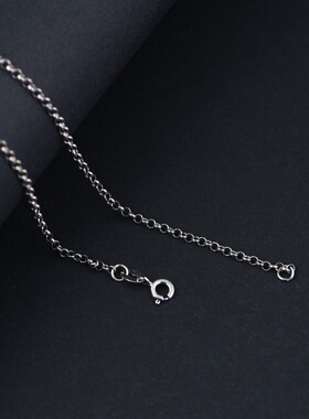 s925纯银复古珍珠O字链