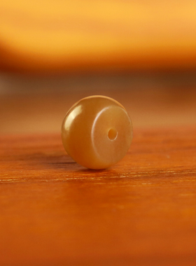 新疆和田玉且末糖料散珠隔珠