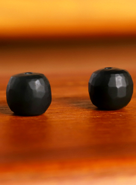 和田玉塔青散珠老型9.5mm